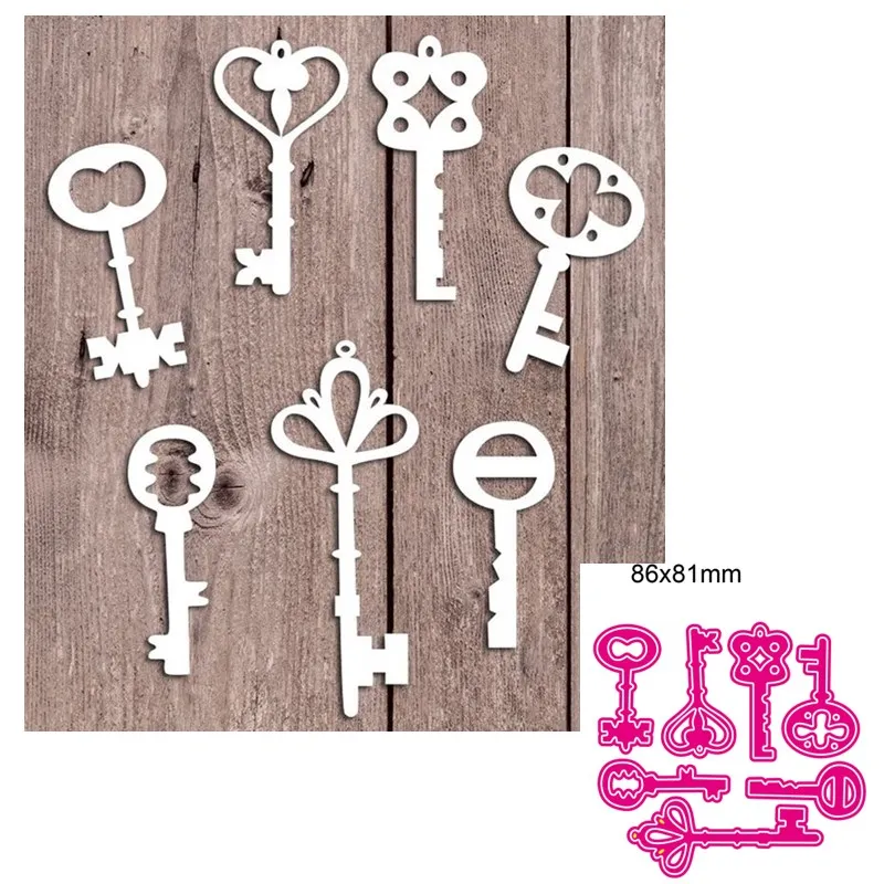 

metal cutting dies cut die mold key decoration Scrapbook paper craft knife mould blade punch stencils dies
