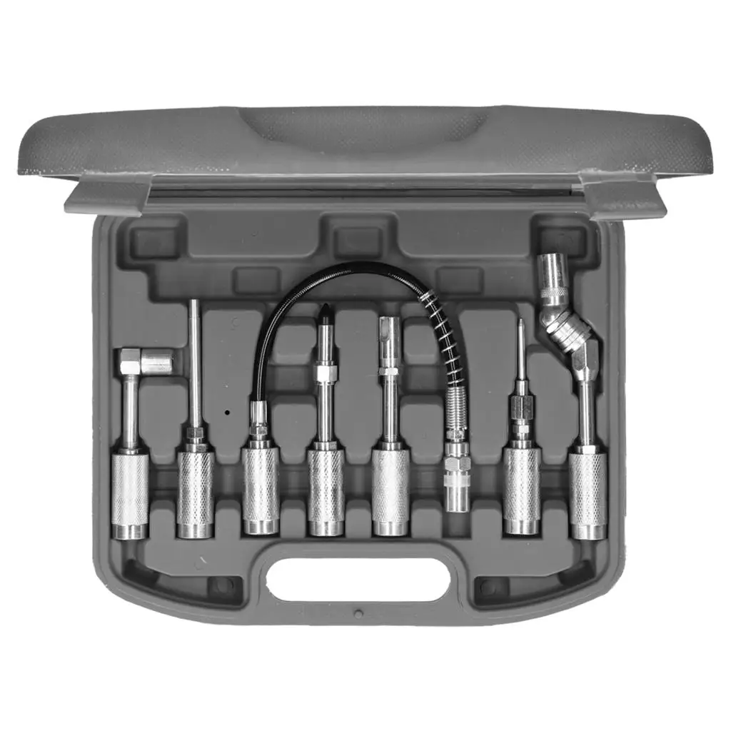 

Grease Coupler Accessory Set Couplers Lubrication Aid Tools Fits for Excavator Agriculture