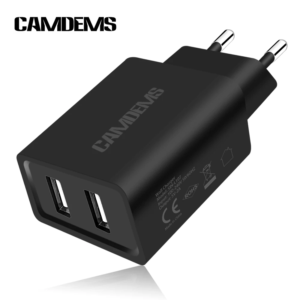 CAMDEMS Широкая совместимость дорожное настенное зарядное устройство USB для samsung Iphone