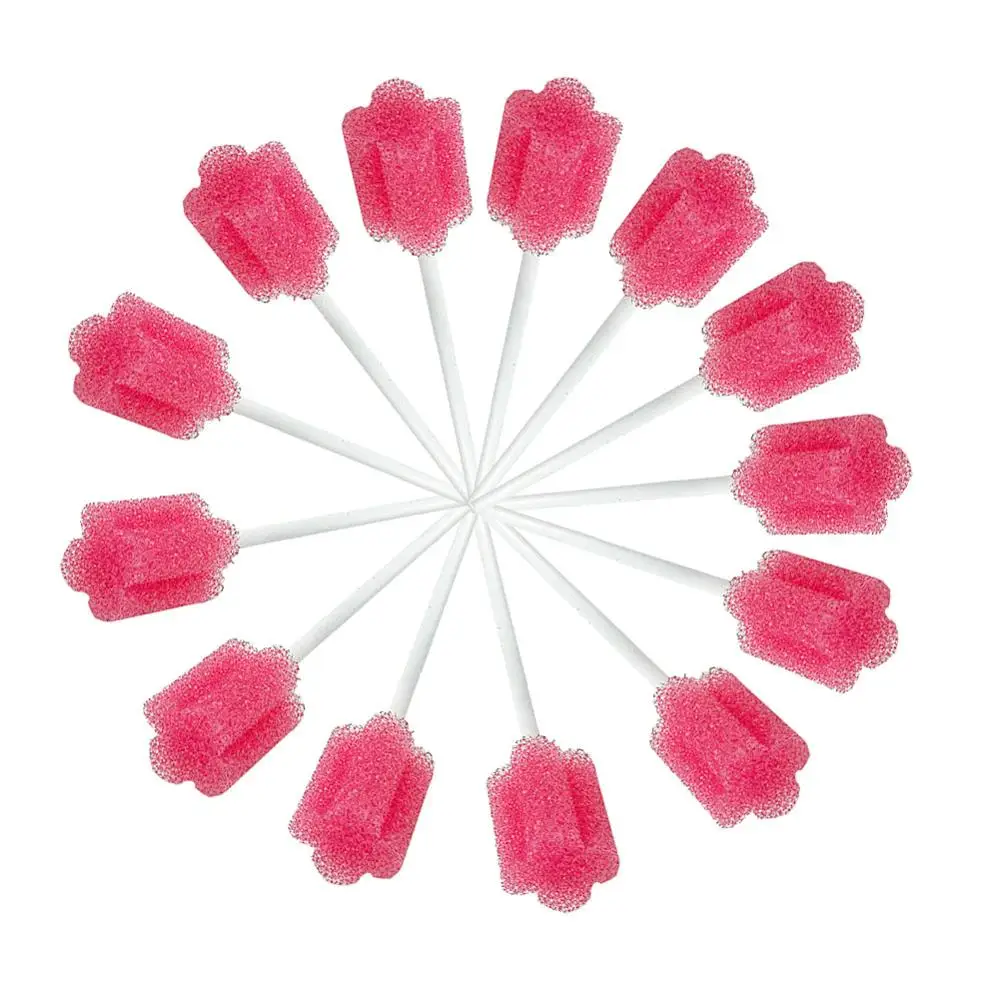 Одноразовые лемонные обработанные палочки для полости рта грубая губка