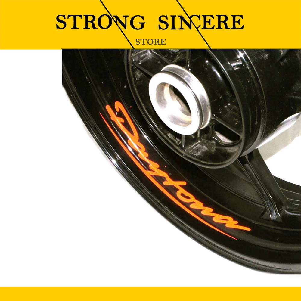 

Motorcycle Wheel Sticker Decal Reflective Rim Bike Motorcycle Suitable for Triumph DAYTONA