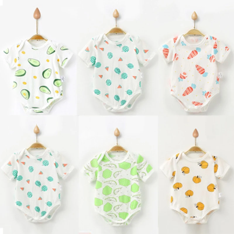 

Комбинезоны для новорожденных хлопковые с мультяшным принтом, на возраст 0-18 месяцев