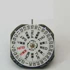 Часы Аксессуары для перемещения новый механизм: японский VJ43B питания трехштырьковый двойные часы с календарем в окошке, кварцевый механизм без аккумулятора