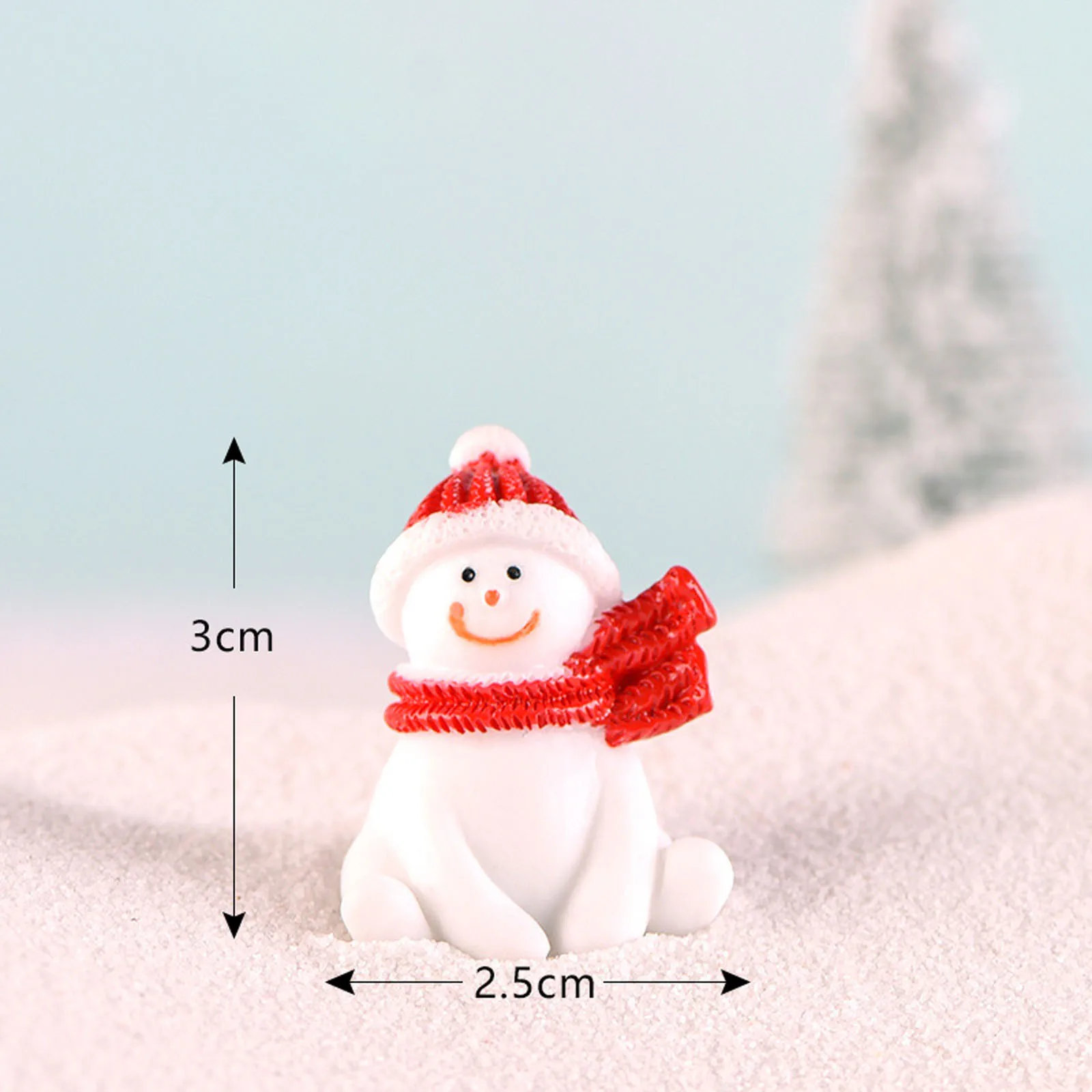 

Christmas Little Snowman Toy Mini People Santa Claus Snowman Xmas Doll Toys Microscopic Decoration Gift Toys Doll For Kids