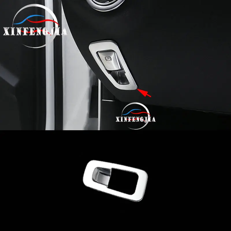 

Хромированная электронная рамка тормоза для Mercedes-Benz GLC E Class X253 W205 W213 15-19, Обложка