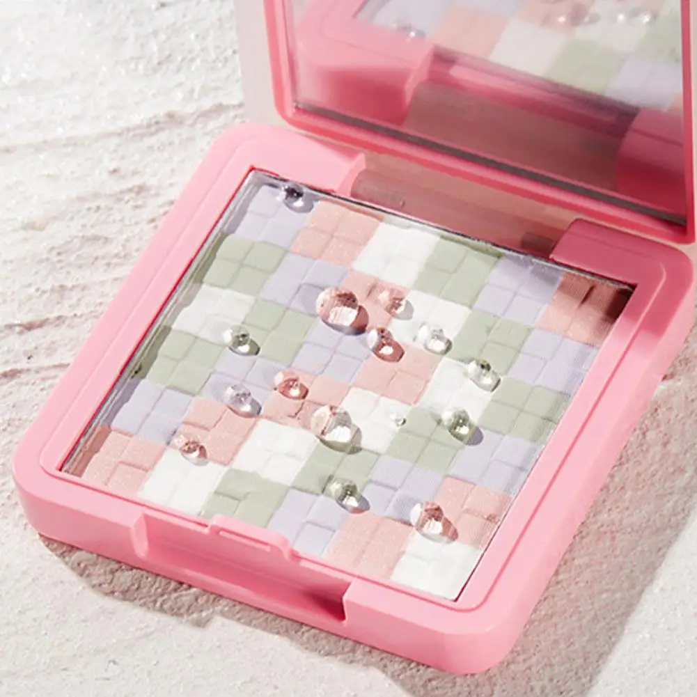

Tulle Grid Honey Delicate Refreshing Powder Oil Control Waterproof Four-Color Micro-Pearl Soft Focus Loose Powder Face Makeup