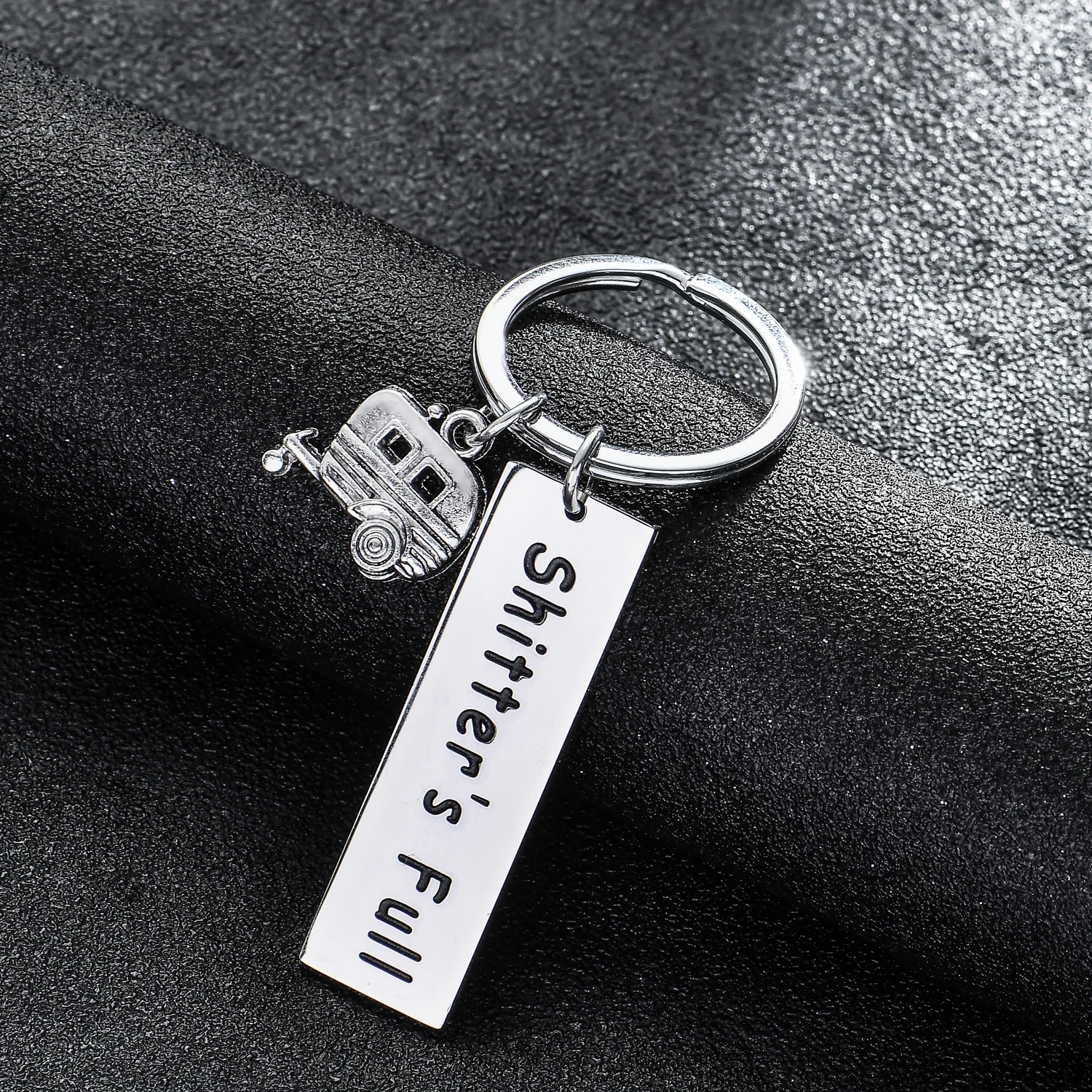 12 шт. сортир полный Нержавеющая сталь кольцо для ключей держатель счастливый