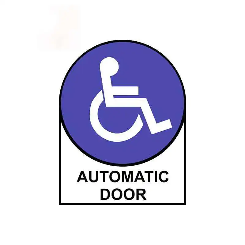 

Personality Handicap Automatic Door Oem Logo Car Stickers Vinyl Graphics VAN Car Accessories Waterproof Apply To Car Door