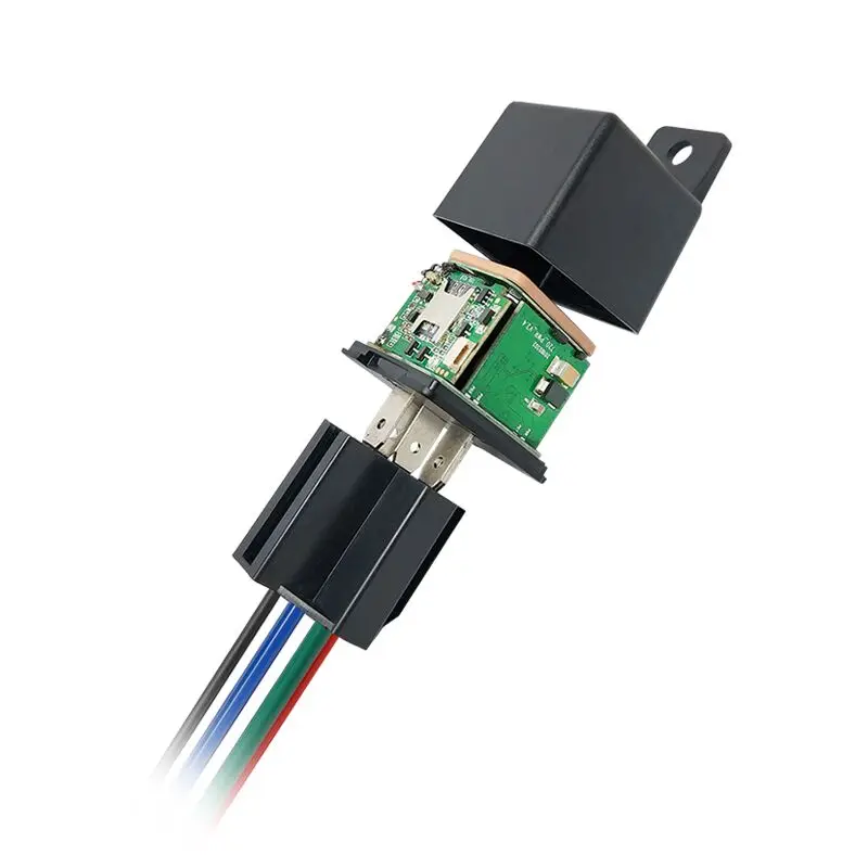Автомобильное реле gps трекер ударная сигнализация gps GSM локатор трекер устройство дистанционного управления Противоугонный мониторинг отключение масла питание бесплатное приложение