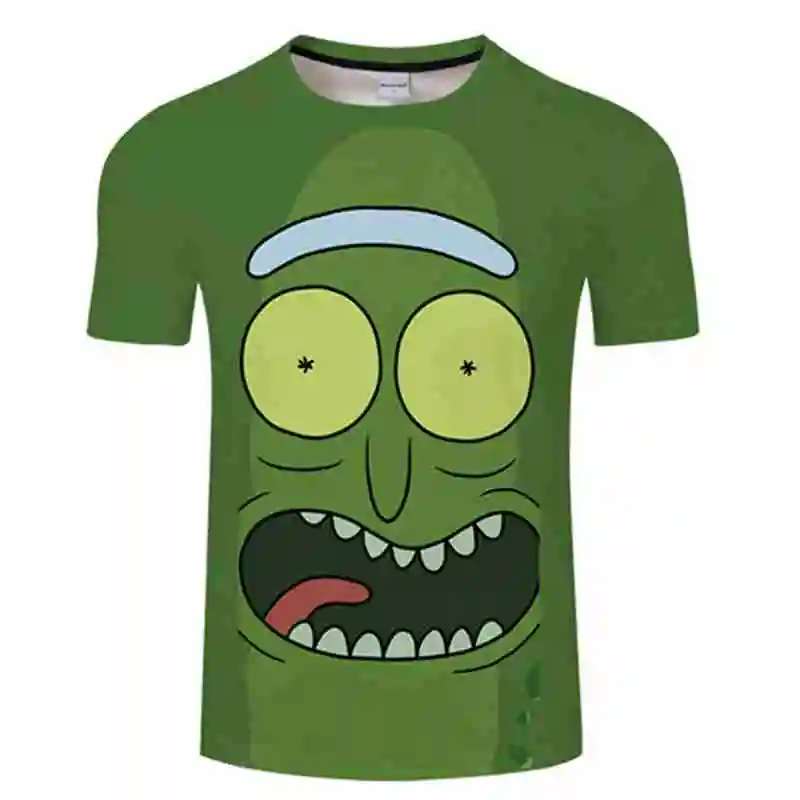 Забавная Мужская футболка Rick &amp marty летняя мужская и женская с коротким рукавом