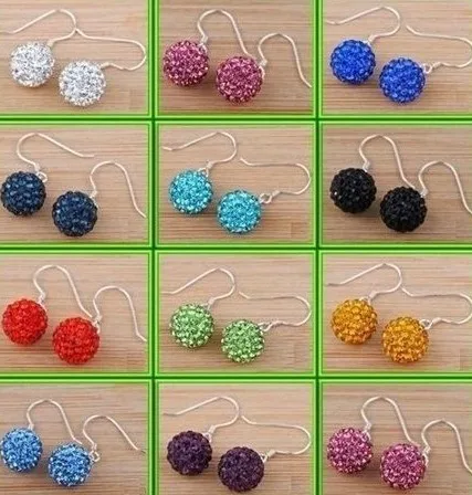 Самые низкие цены! 10mm глины смешанной 20 Цвет будет с микропрокладкой из страз