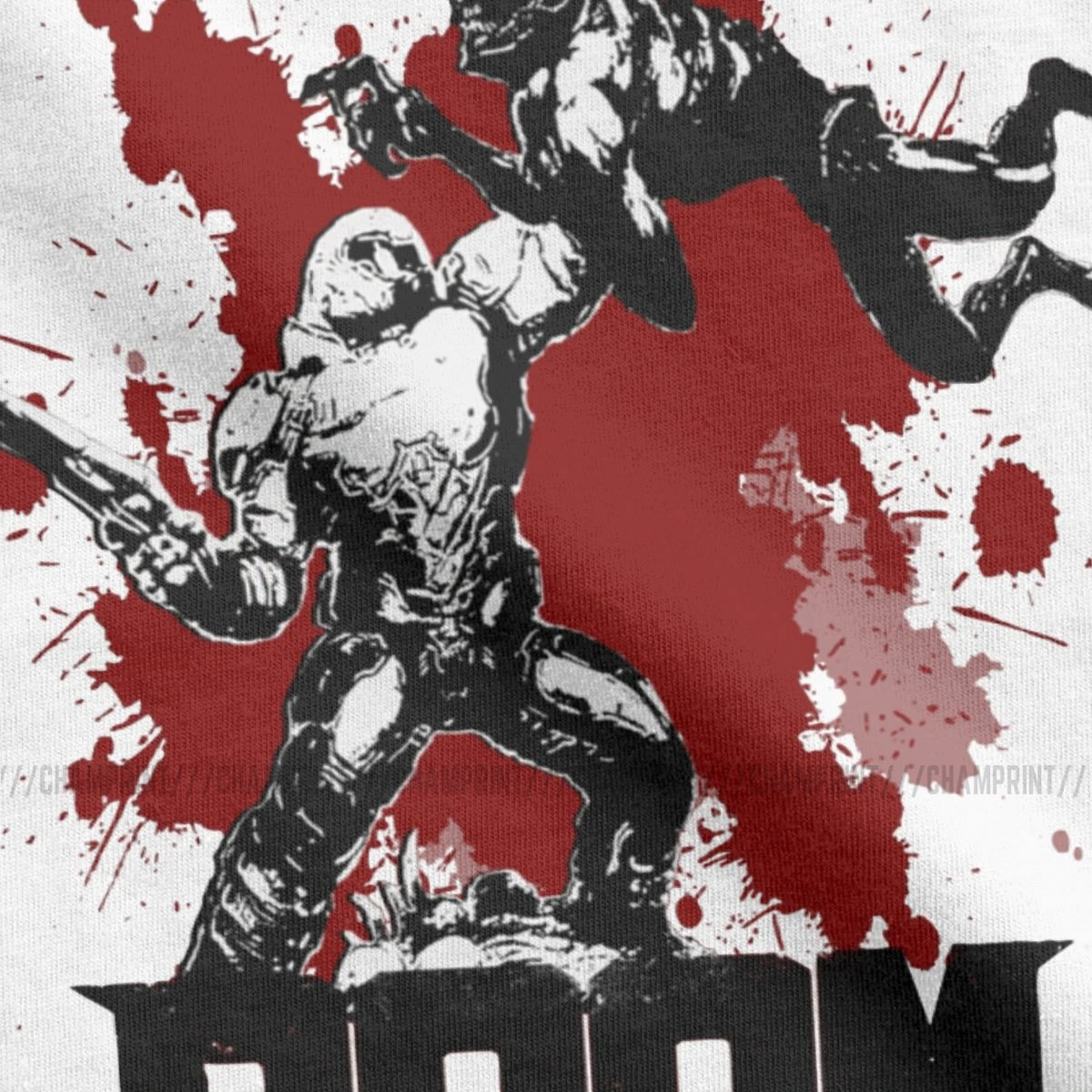 Doom вечная игровые футболки забавная мужская футболка 100% хлопковая Футболка с