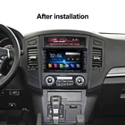 Автомобильный мультимедийный dvd-плеер 2Din Android 8.1GO GPS для Mitsubishi Pajero V97 2006-2014 радио-навигация Радио BT WiFi 1080P видео