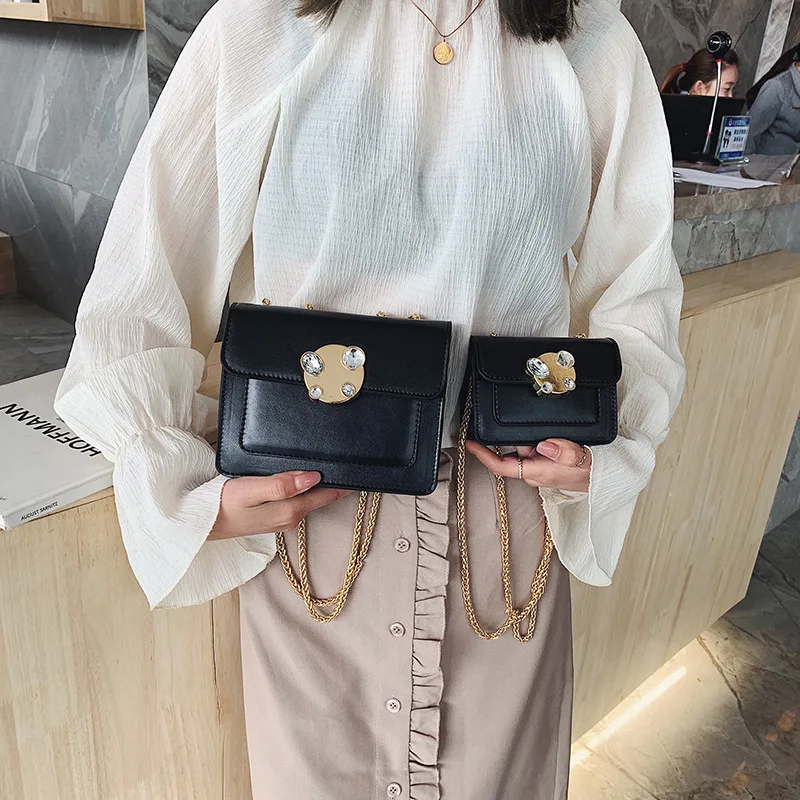 Текстурированная сумка 2019 новая маленькая Размер Наклонная Сумка шикарная