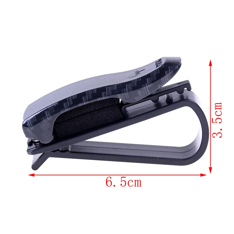 

1Pc ABS Glasses Holder Auto Fastener Ticket ClipSunglasses Eyeglasses Wood Grain Glasses Case Atuo Car Accessories High Quality