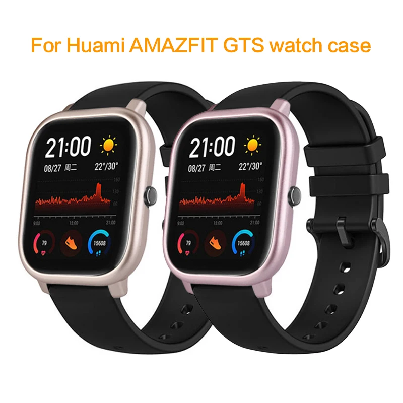 1pcs professional fashion for huami amazfit gts watch metal pc ultra light protective case smart wearable devices accessories free global shipping