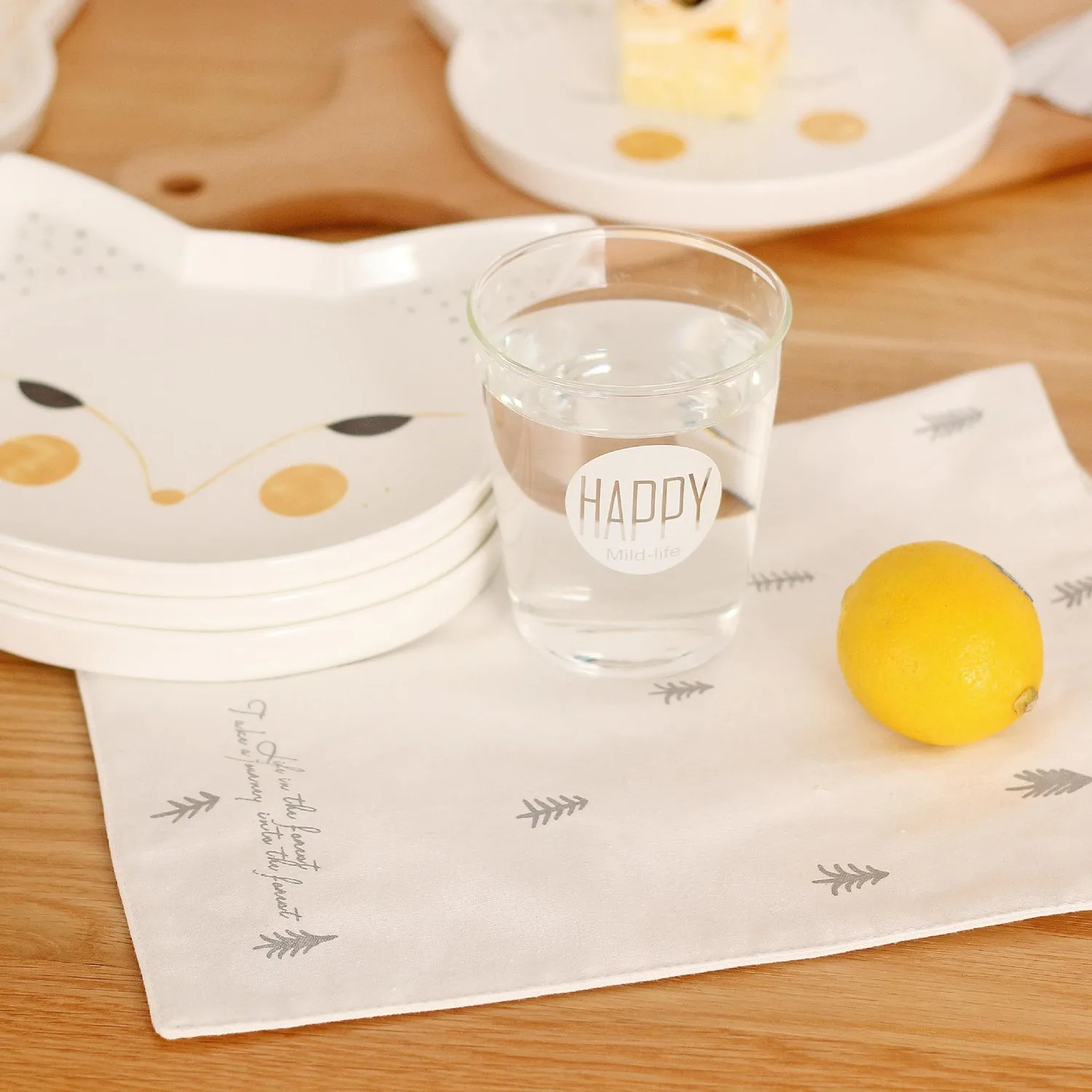 37 градусов Чистый хлопок сказочный лес двухэтажный коврик Mori Literature Small для