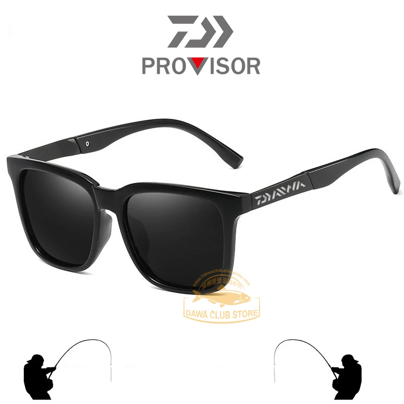 

Daiwa мужские и женские ретро Квадратные Солнцезащитные очки для рыбалки на открытом воздухе, для альпинизма, анти-ультрафиолетовые поляриза...