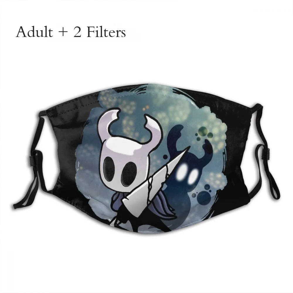 

Shadow Design Unisex Dust-proof Mask Hollow KnightWashable Masque With Filters Respirator