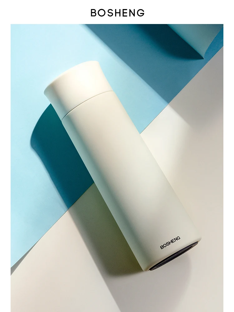 Термос из нержавеющей стали Вакуумная бутылка для чая и воды простая современная