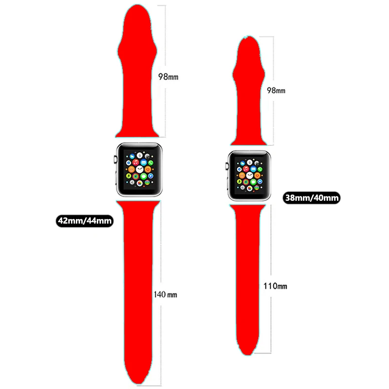 

Pringting band For Apple Watch Strap 40mm 44mm iwatch 38mm 42mm belt Silicone bracelet watchband Apple watch Series 2 3 4 5 SE 6