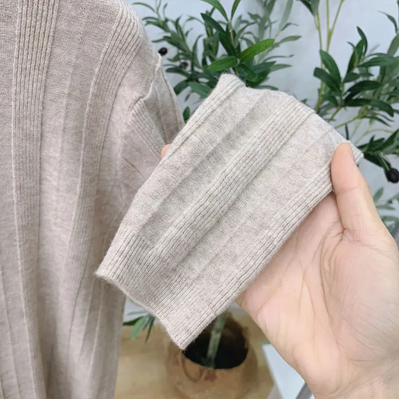 

Half turtleneck knitted sweater bottoming shirt women's 2021 spring and autumn new loose and wild thin temperament fashion top