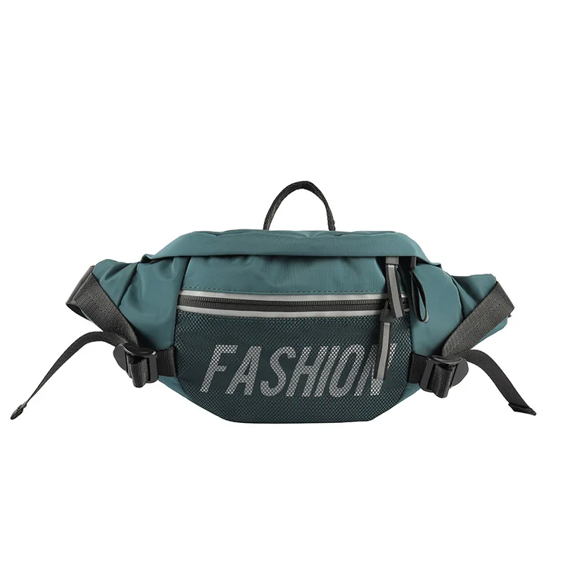 

Ins Messenger Bag Men's Chest Bag Reflective Shoulder Bag Street Hip-hop Waist Bag Student Sport bag Casual Money Bag Fanny Pack