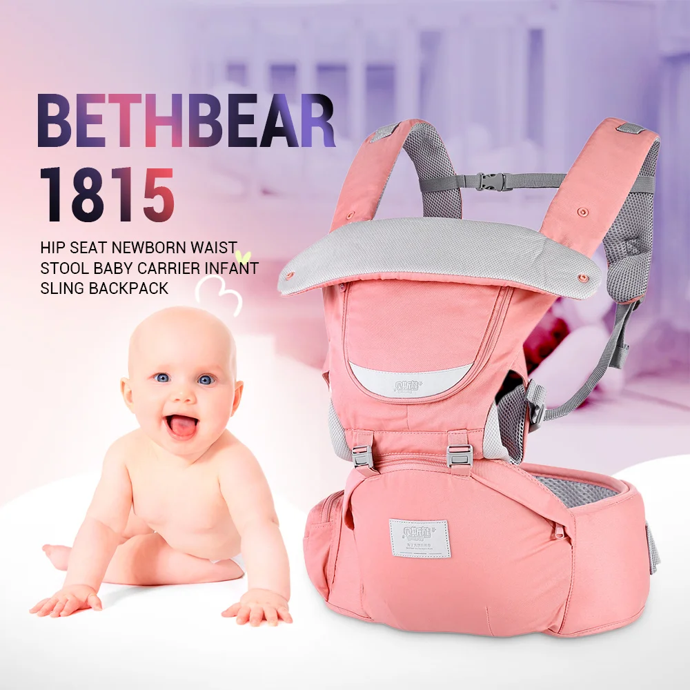 Новинка года; Bethbear; переноска для детей 0-36 месяцев; 3 в 1; регулируемое поясное сиденье для новорожденных; Детский рюкзак-переноска