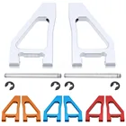 2 шт. Передняя верхняя Подвеска из сплава (Al.) Детали для радиоуправляемого автомобиля для FS Racing 110 Desert Багги 53632 Baja (синий)