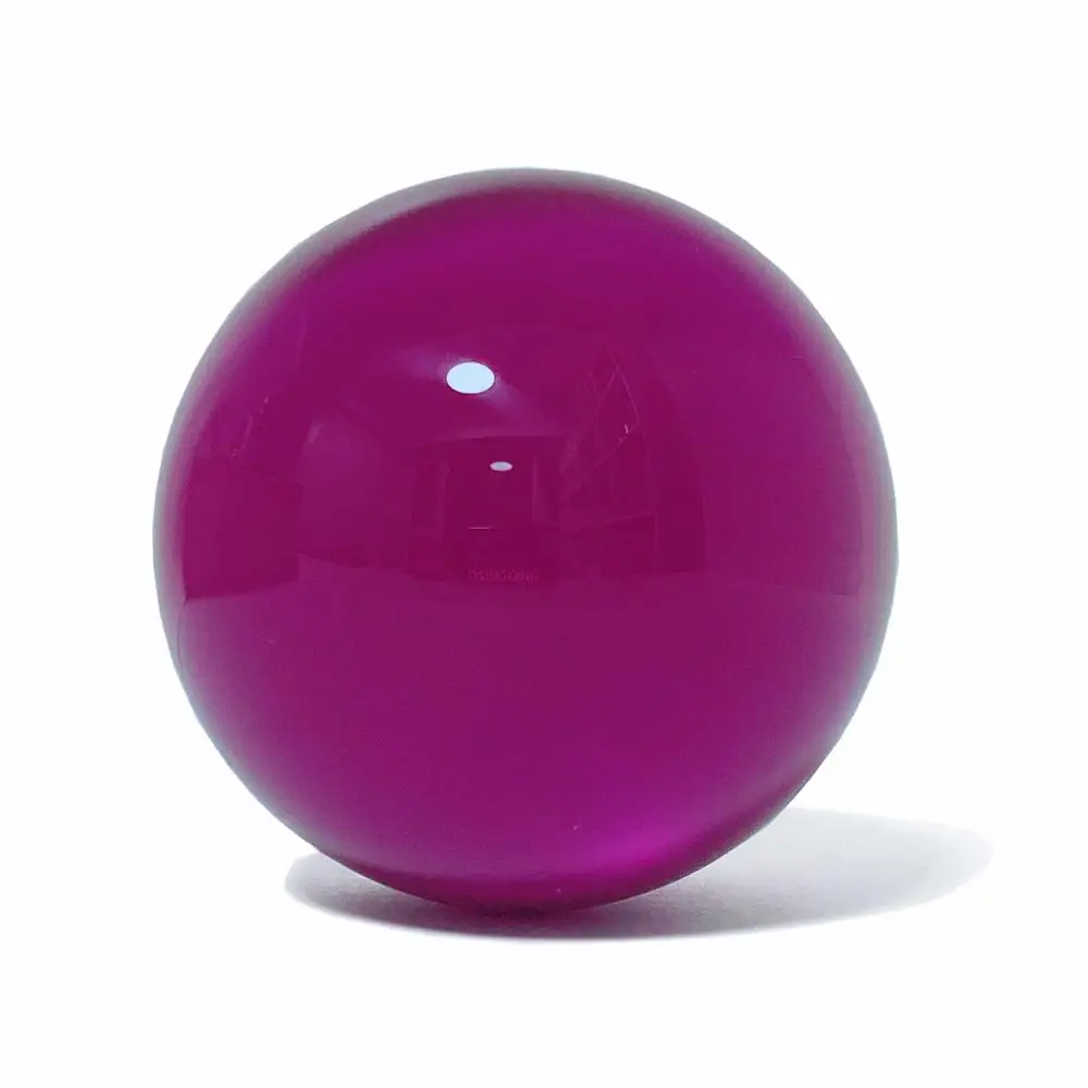 Пурпурные или прозрачные акриловые шарики для жонглирования 100 мм (10 см 3 94 дюйма)