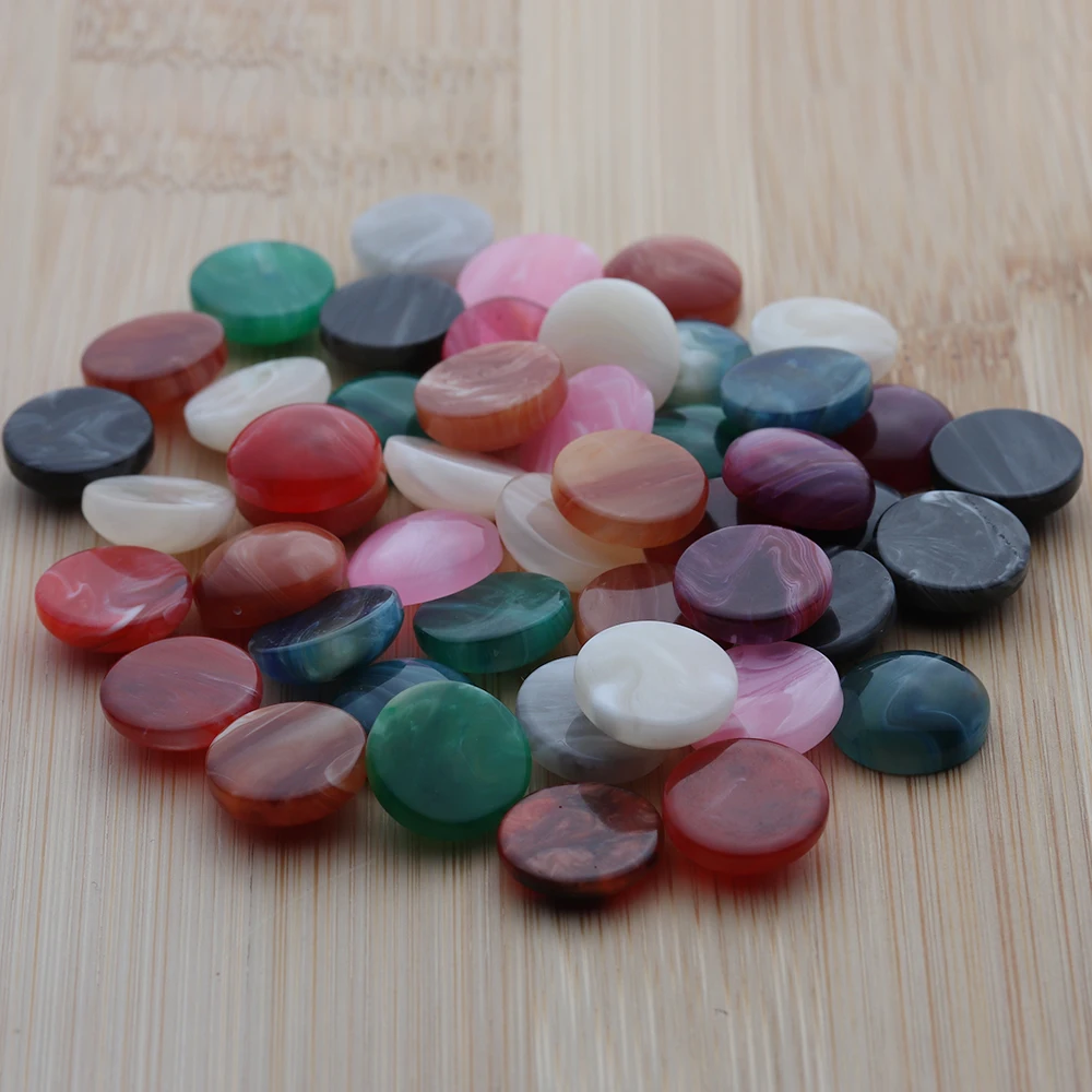 

New Fashion 30pcs/Lot 10/12mm Mix Colors Style Flat back Resin Imitation Marble Cabochons Cameo Base Cabochons DIY accessories
