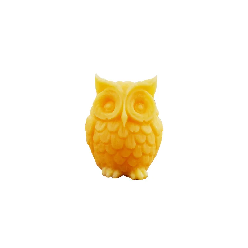 

Aromatherapy Candle Mold Handmade 3D Owl Silicone Mold for Candle Making DIY Plaster Soy Aroma Wax Soap Mould Home Decoration
