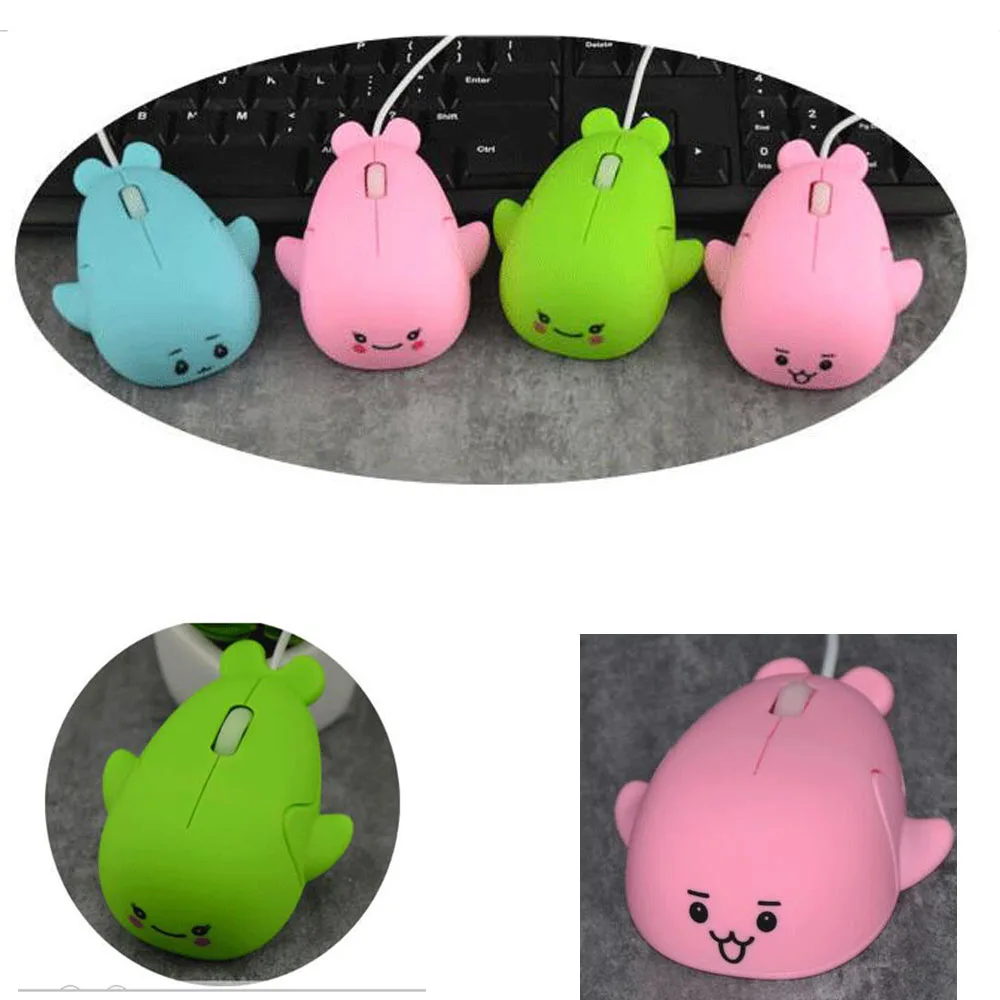 Симпатичная Проводная USB оптическая мышь для компьютера Macbook Xiaomi hp acer Asus lenovo