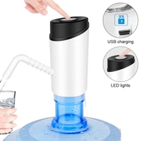 portable mini push button wireless rechargeable electric dispenser water pump with usb cable and abs outlet pipe for barrelled