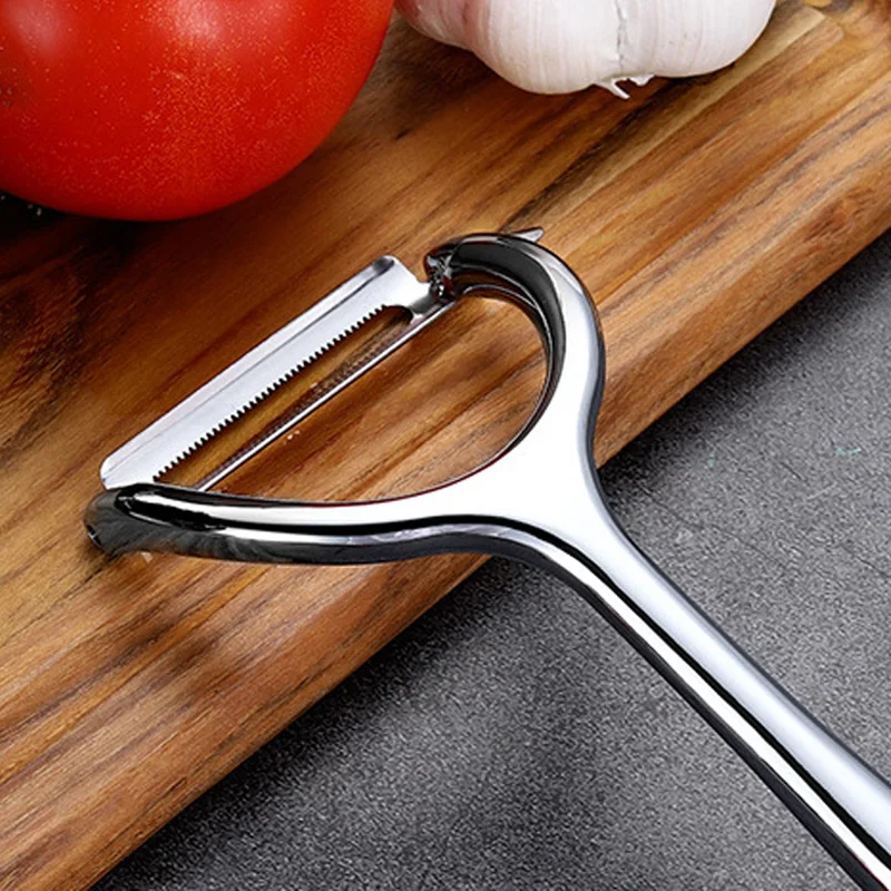 Овощечистка из нержавеющей стали острый металлический нож для чистки картофеля