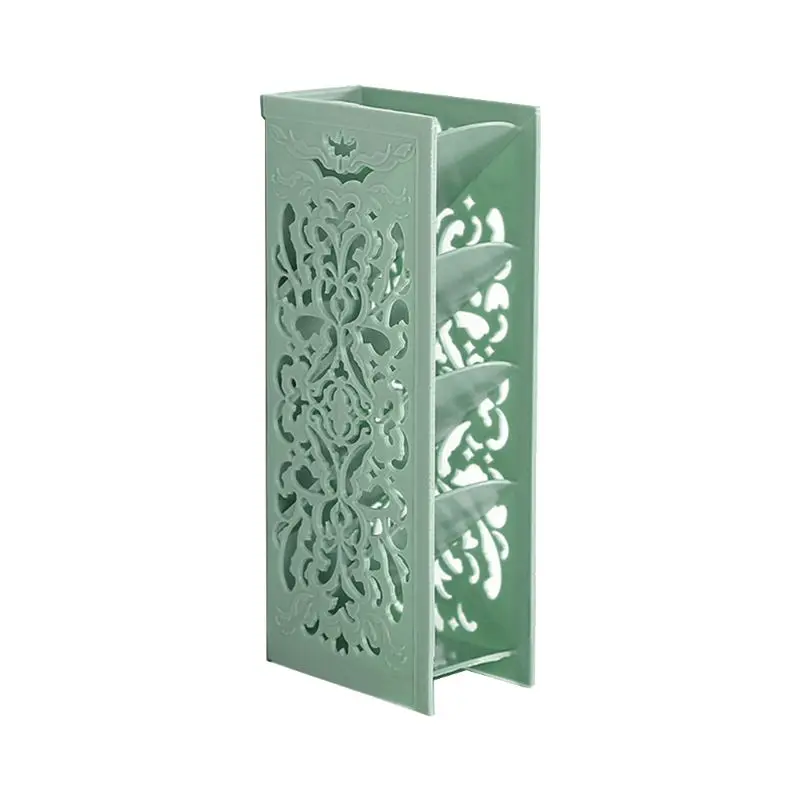 

1 Pc 4 Grid Desktop Pen Holder Office School Standing Storage Case Pencil Organizer