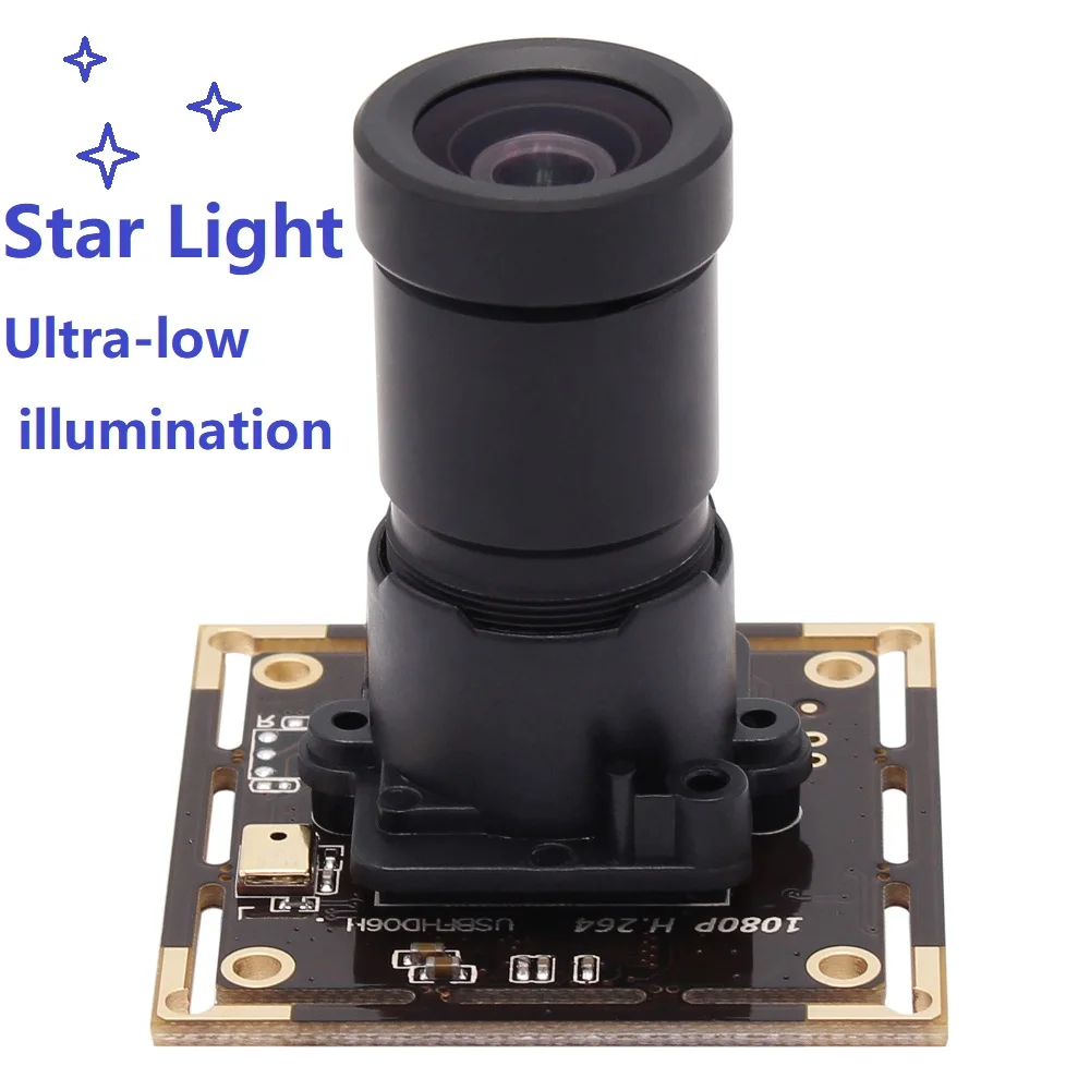 Светильник ELP Star 1080P USB веб камера H.264 30fps Низкое освещение CMOS IMX322 модуль камеры с