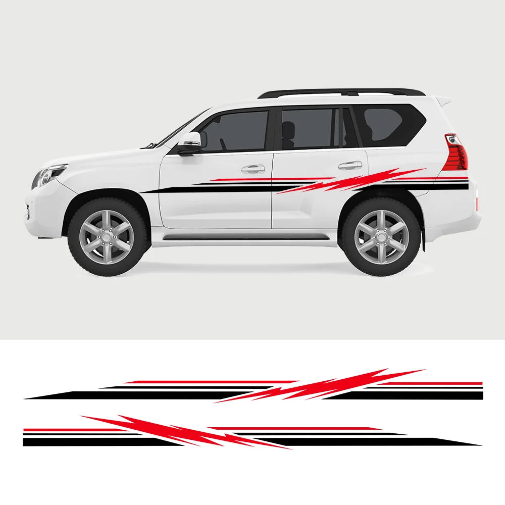 

Universal Side Skirt Car Door Sticker Decal Automobiles Auto Accessories