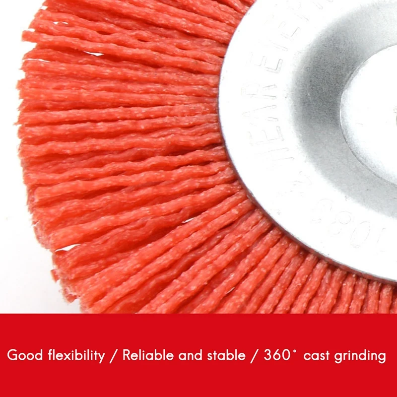 5 шт. абразивных провода чаша Кисть плоская щетка и набор синтетических кистей