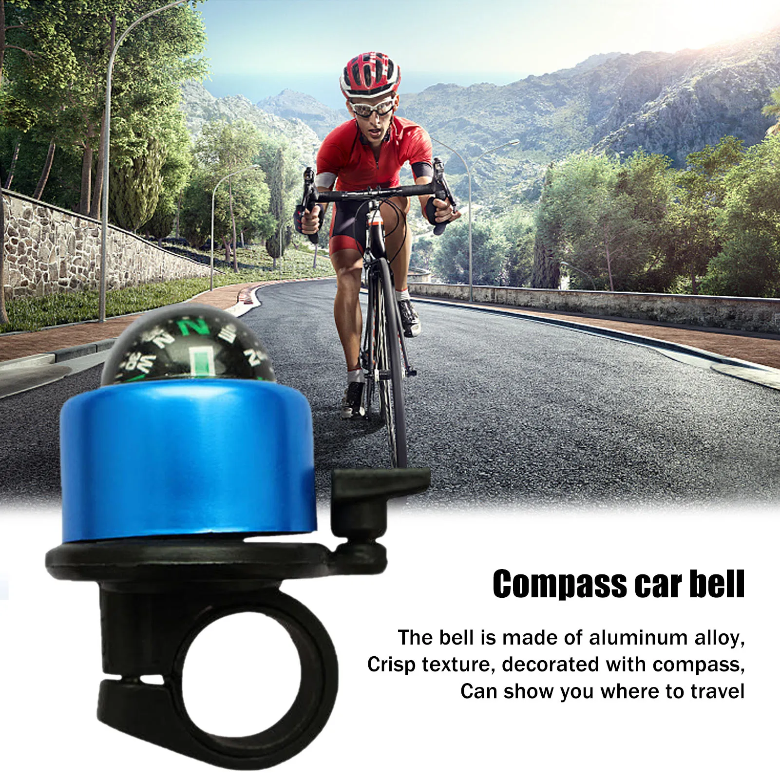 Горный звонок с четким ретро-звуком велосипедный мини-звонок для горного
