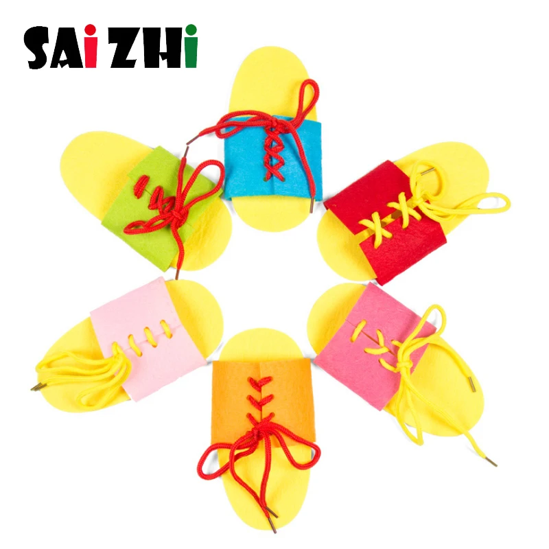 Тапочки на шнуровке Saizhi из нетканого войлока школьные и учебные инструменты для