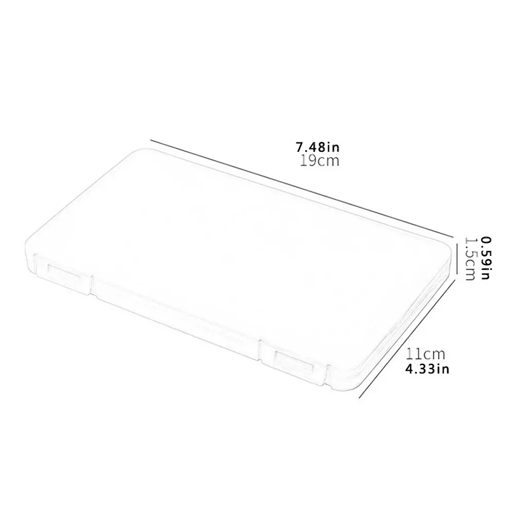 

Lightweight Portable Storage Box Dustproof and Moisture-proof Cleaning Flip Cover Mask Box