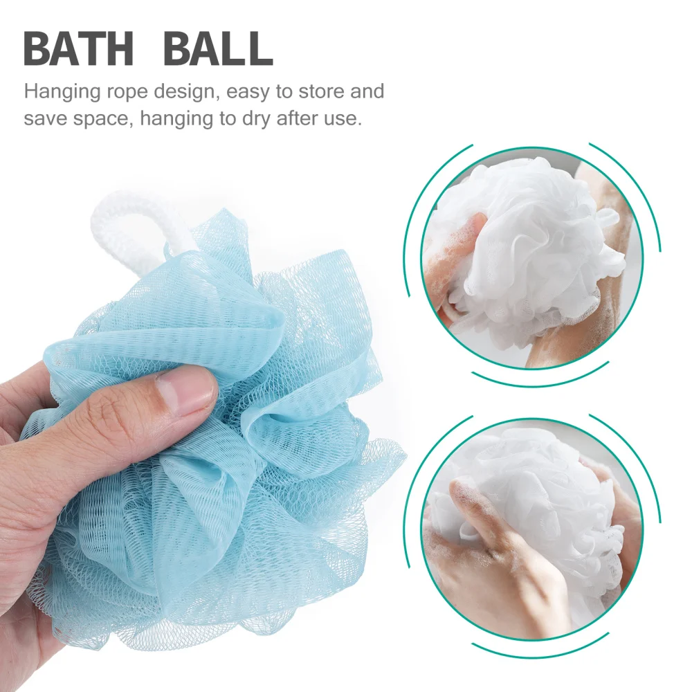 

4pcs Shower Back Scrubbers Bath Towels Exfoliating Scrubbers Bathing Tool