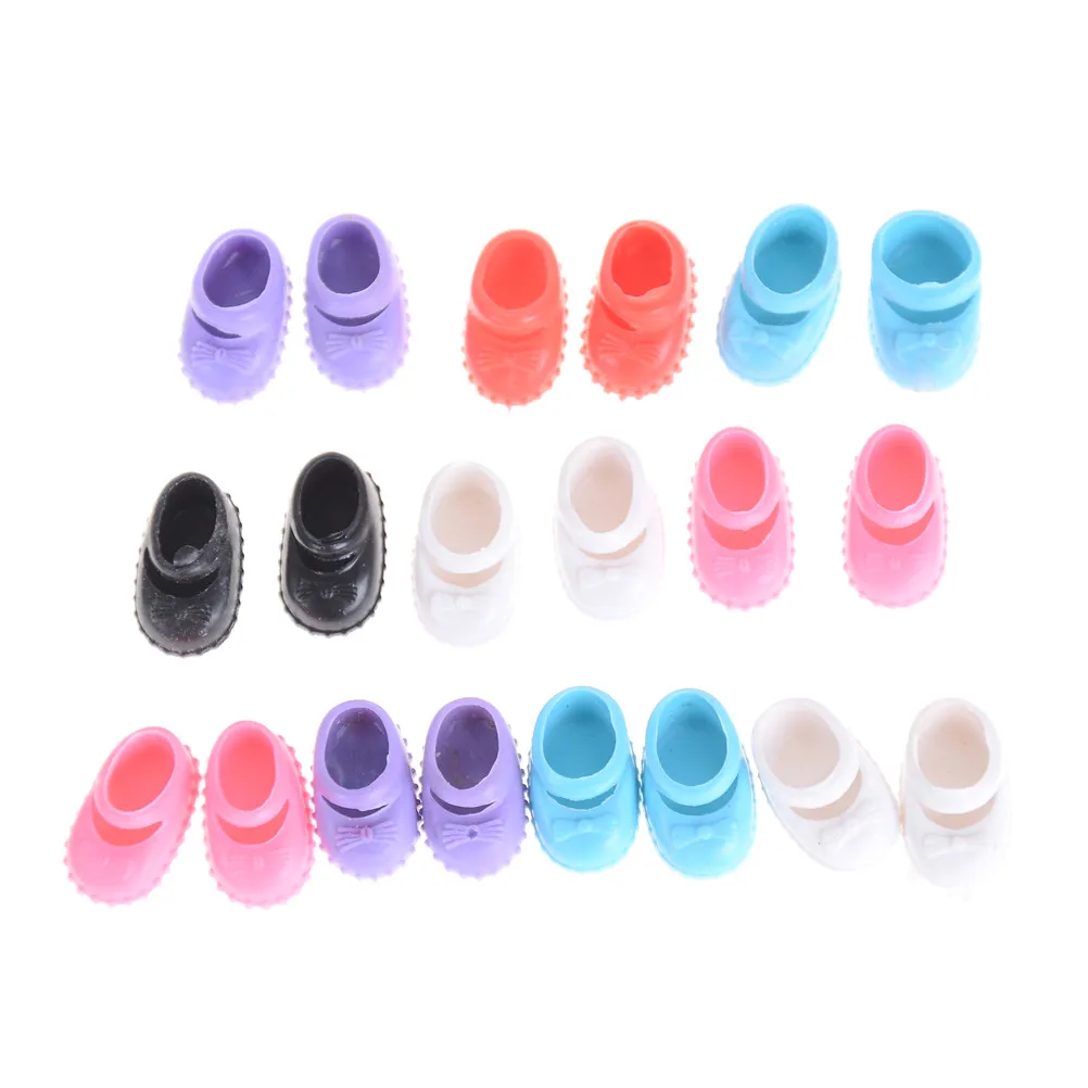

5 Pairs Flat Shoes For Kids Christmas Gift Fashion Daily Casual Wear Doll Accesosries doll accessories