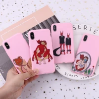 pink lover art soft silicone candy case fundas cover for iphone 11 12 13 pro 8 8plus x xs max 7 7plus xr