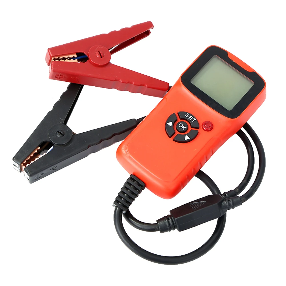 Цифровой тестер автомобильного аккумулятора 12 В Автомобильный анализатор с ЖК
