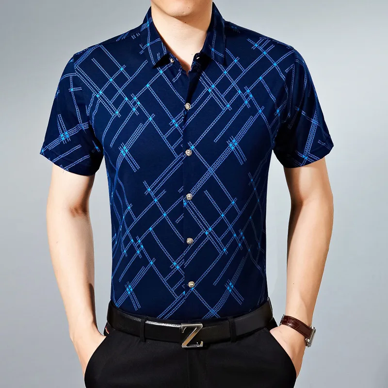 

Men's short sleeve shirt, business short sleeve shirt