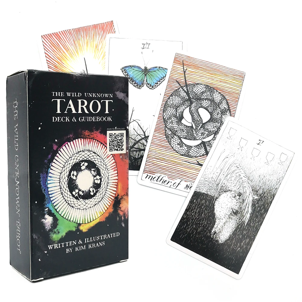

Yexing Vision Shining Nature Tarot Cards Deck Divination Guidebook Card Fate Table Game For Party Holiday Gift Board Games
