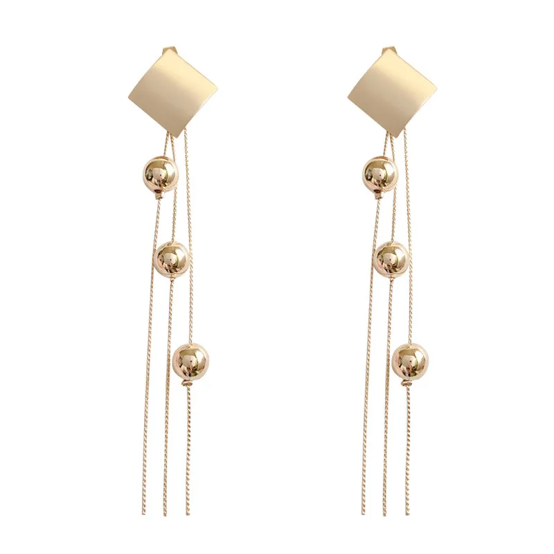 

Earrings Fashion Jewelry Tassel 2021 Trend Summer Dainty Pendant Women Big Long Dangle Luxury Brand 925 Silver Wholesale