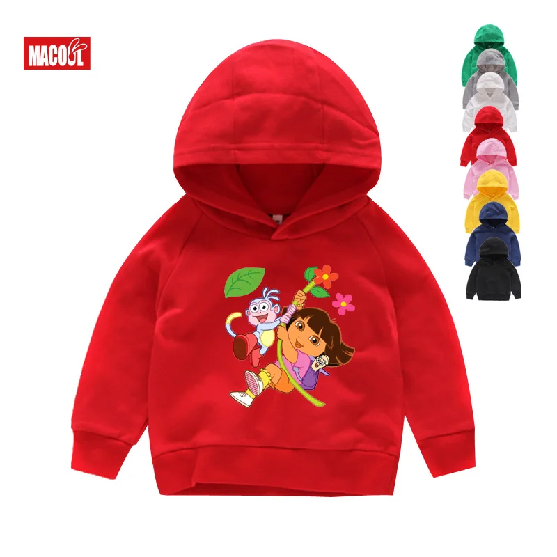 

Girls hooded winter NEW Winter Long Sleeve Tops Boys Girls Long Sleeve Sweatshirts Kids Black White Cartoon Hoodies Sweatshirts